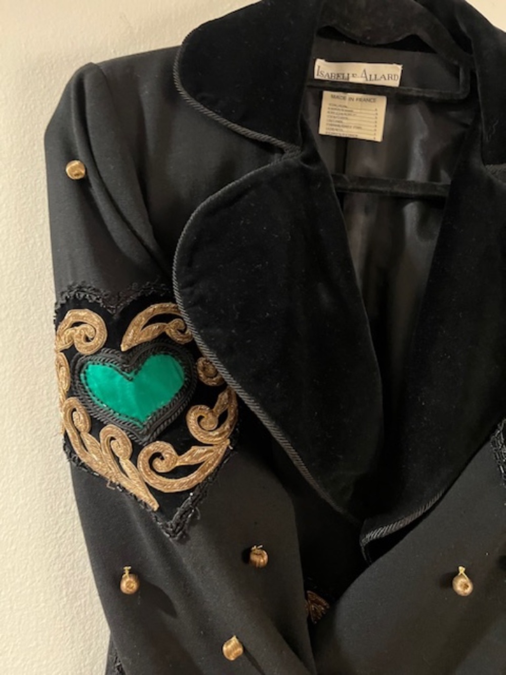 VINTAGE Isabelle Allard Couture Blazer (ca. 1980s-1990s) - Picture 5 of 5